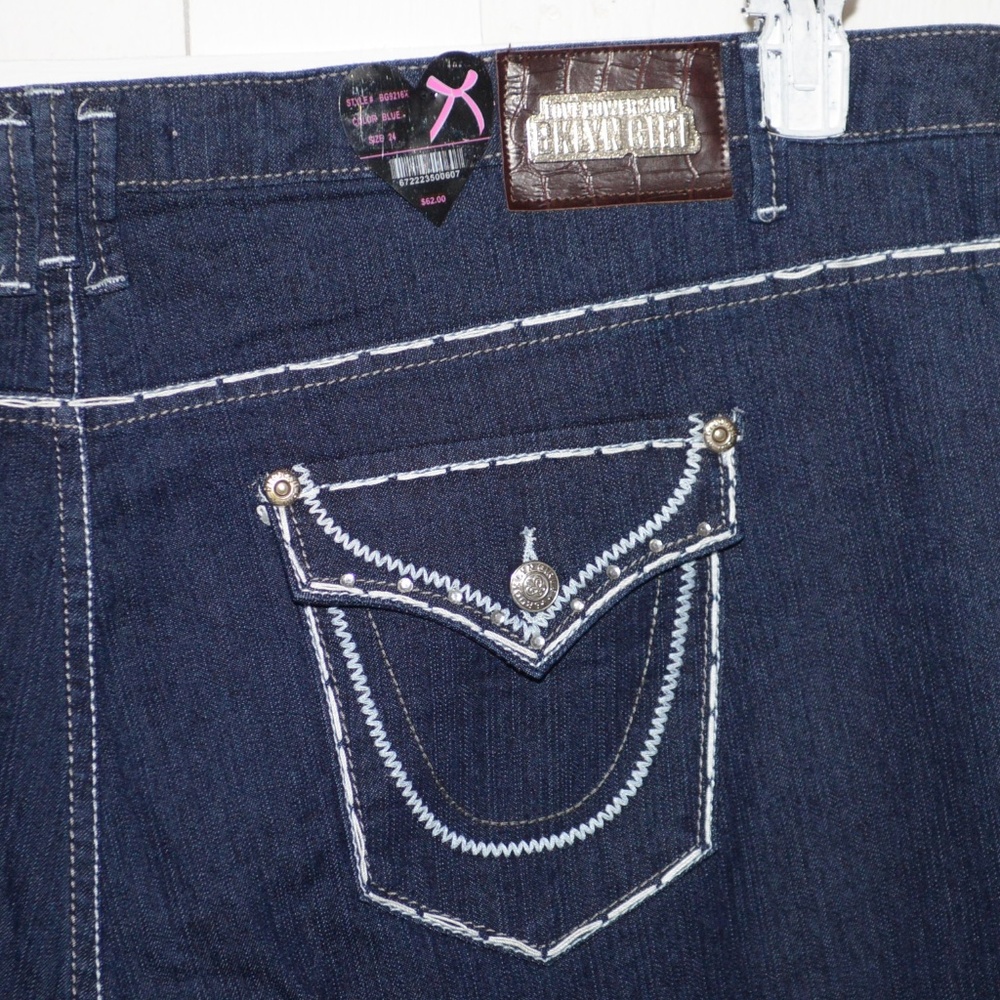 Brooklyn womens relaxed jeans size 24 -8947-